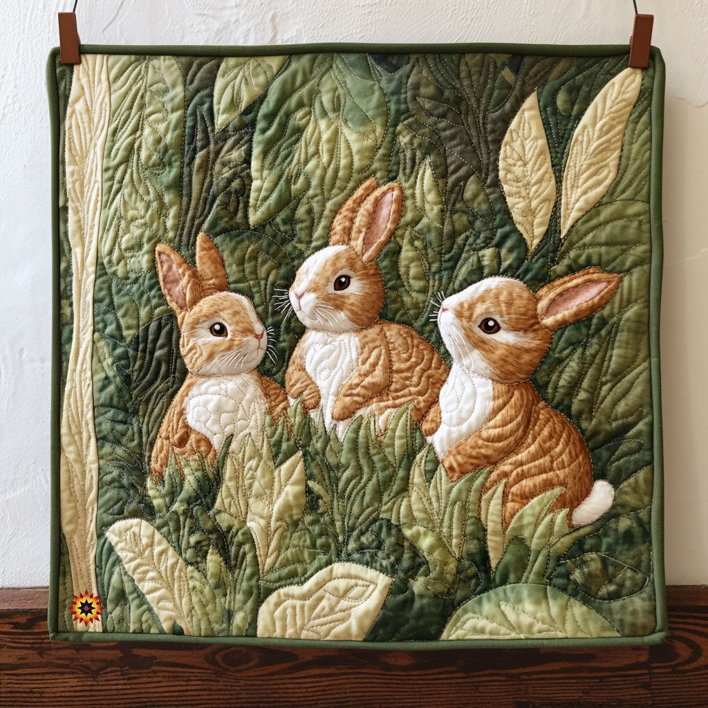 Rabbit Funny Holiday Xmas Quilt Blanket Best Christmas Gifts For My Friends