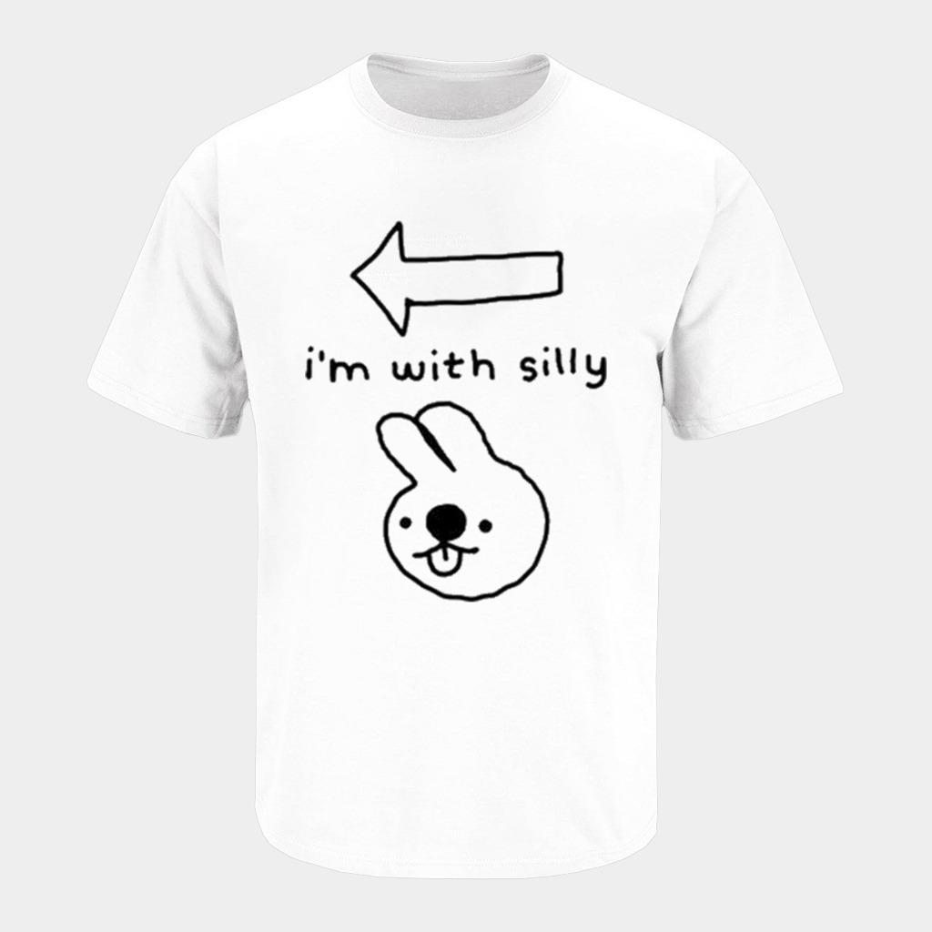 Rabbit I'm With Silly T-Shirt Gift Suggestions For Valentine'S Day