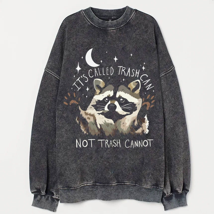 Raccoon It's Called Trash Can Sweatshirt Xmas Clothing Funny Gifts For Raccoon Lovers