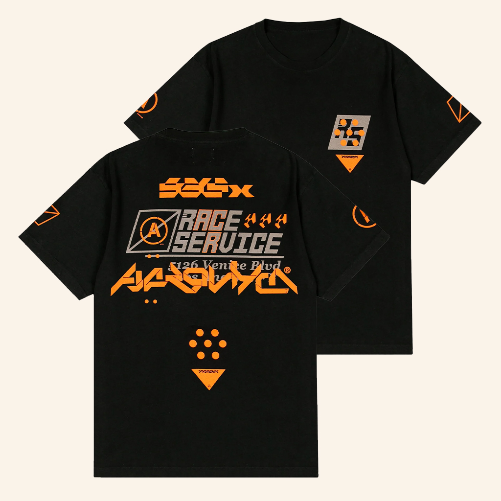 Race Service Merch Race Service X Acronym X 935 X Black T-Shirt Gifts For Dad