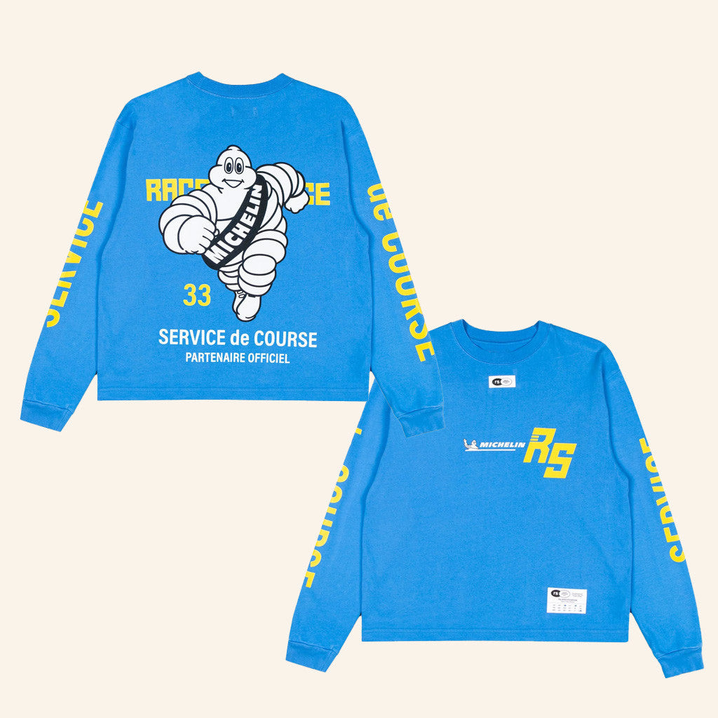 Race Service Merch Race Service X Michelin Service De Course Long Sleeve T-Shirt Friends Gifts
