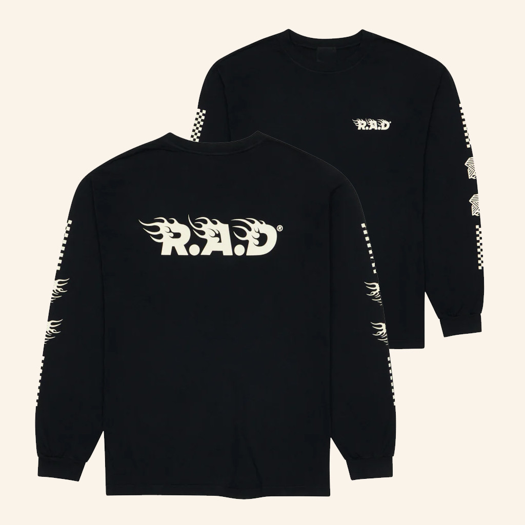 Rad Global Merch Flame Black Long Sleeve T-Shirt RAD Shirt Best Christmas Gifts For Dad Rad Global Merch Flame Black Long Sleeve T-Shirt RAD Shirt Best Christmas Gifts For Dad