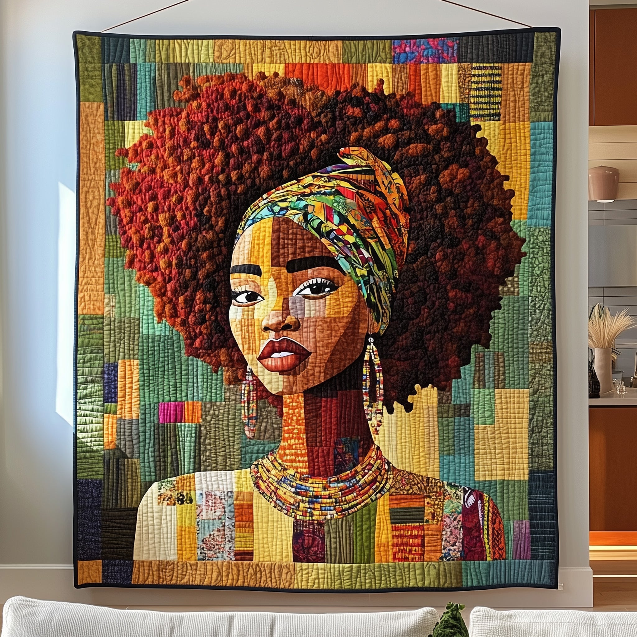 Radiance Of A Queen Quilted Blanket Warm Winter Quilt Blanket for Home
