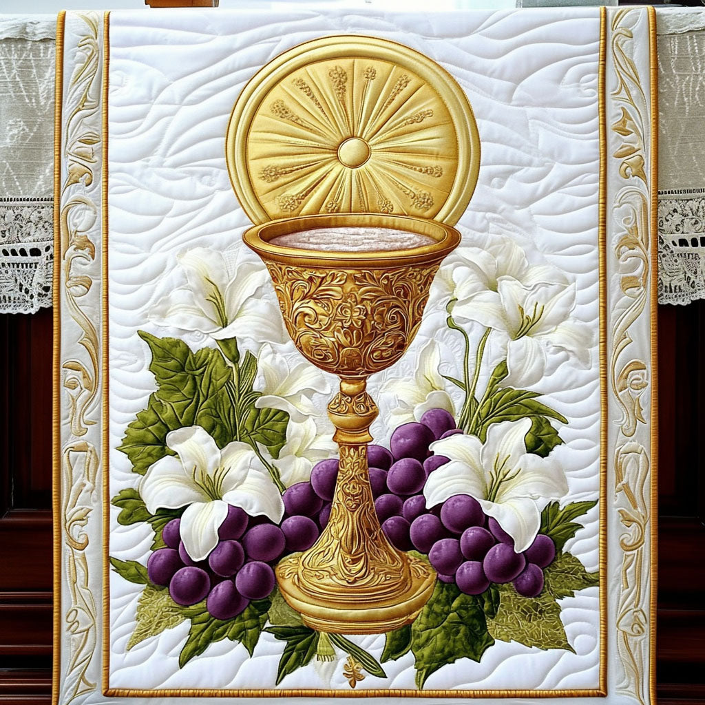 Radiant Communion Quilted Table Runner Christmas Holiday Table Runners Jesus Gifts For Christmas