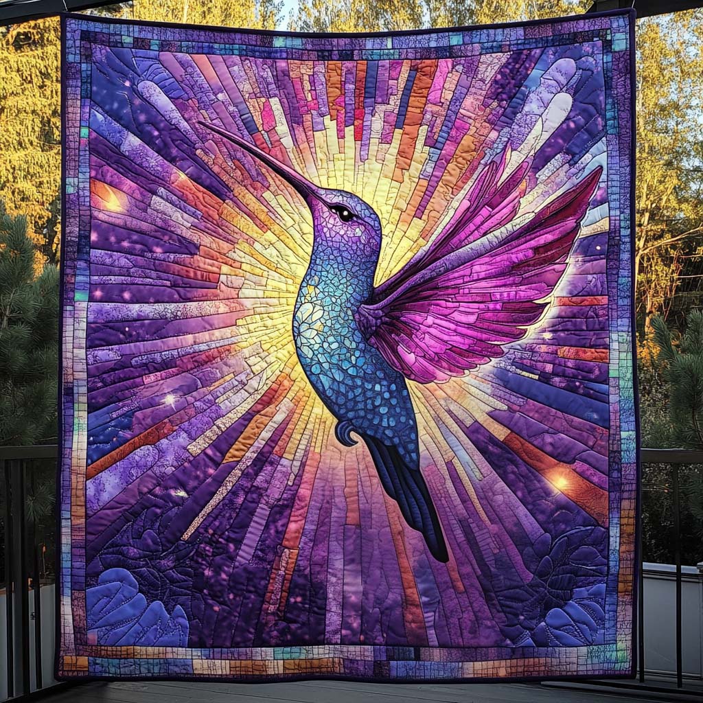 Radiant Flight Quilted Blanket Gift Ideas For Bird Lovers