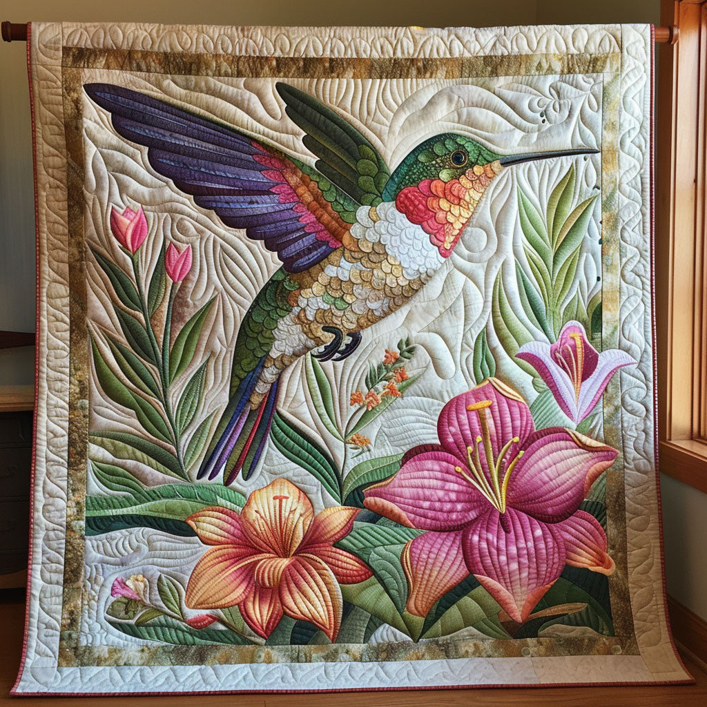 Radiant Garden Quilt Luxury Quilt Blanket for Elegant Home Decor