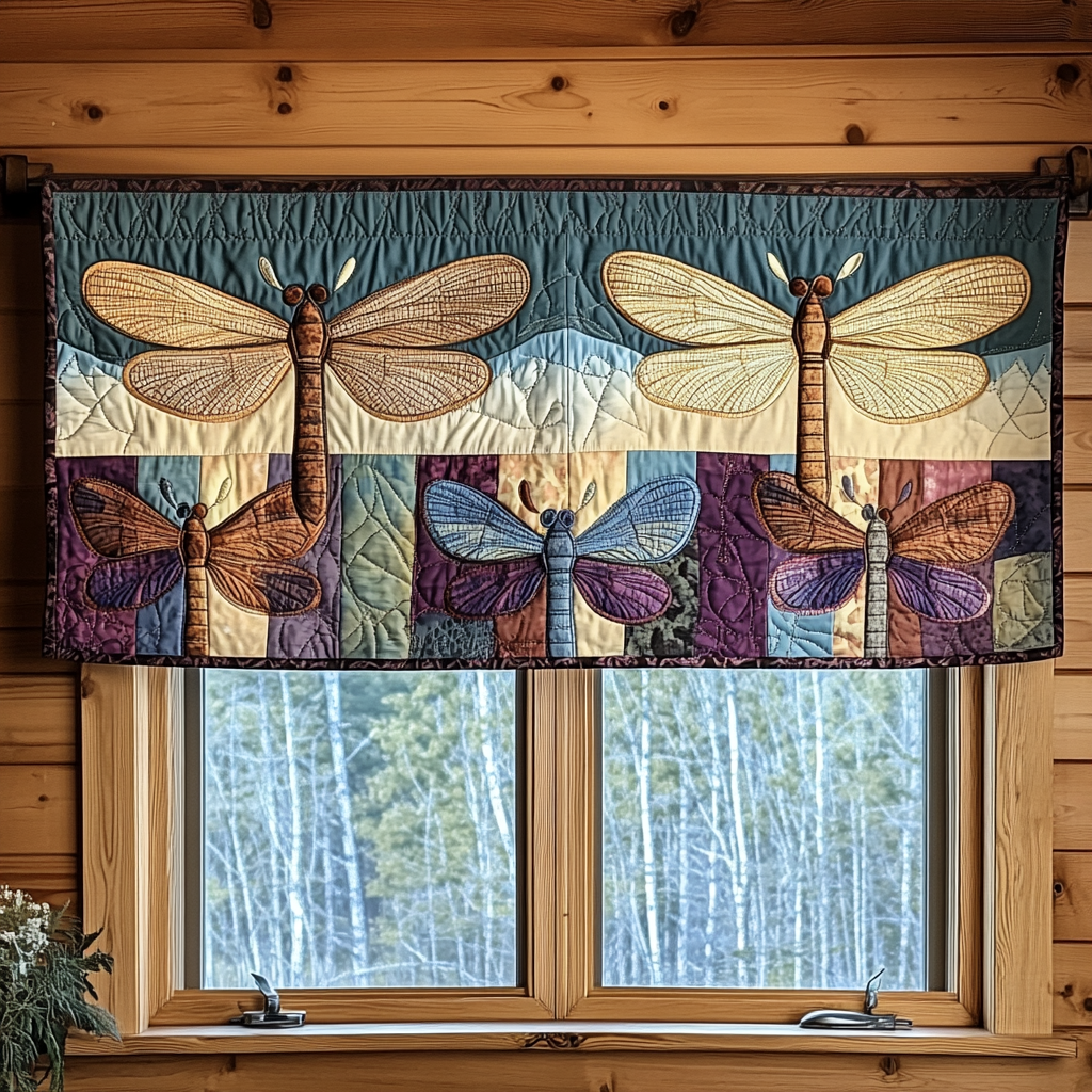 Radiant Glow Quilted Valance Rustic Window Topper Valance Best Xmas Gifts For Grandma