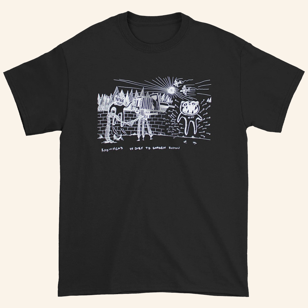 Radiohead Merch Despot Black T-Shirt Presents For Rock Music Lovers