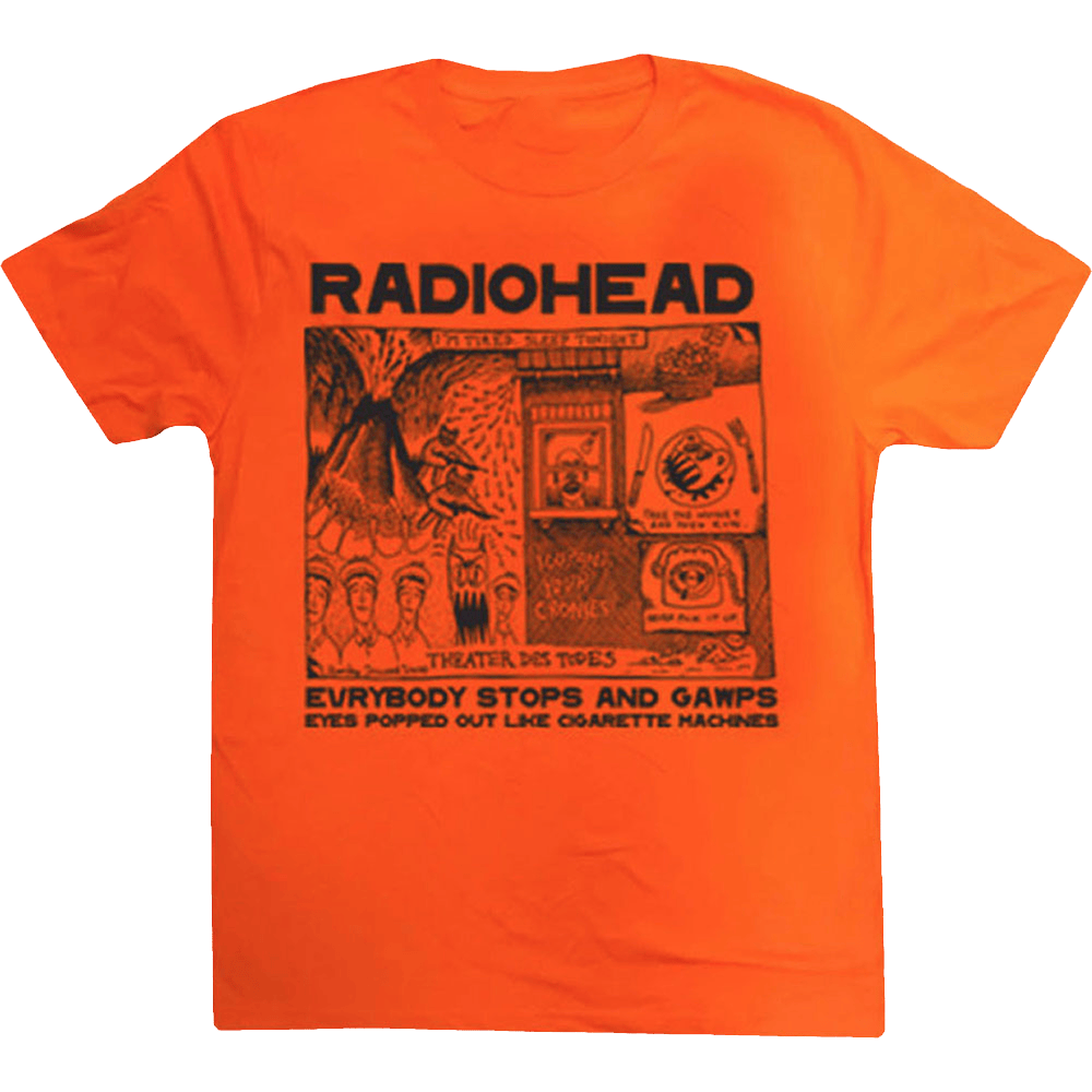 Radiohead Merch Everybody Stops And Gawps T-Shirt Father's Day Gifts For Dad