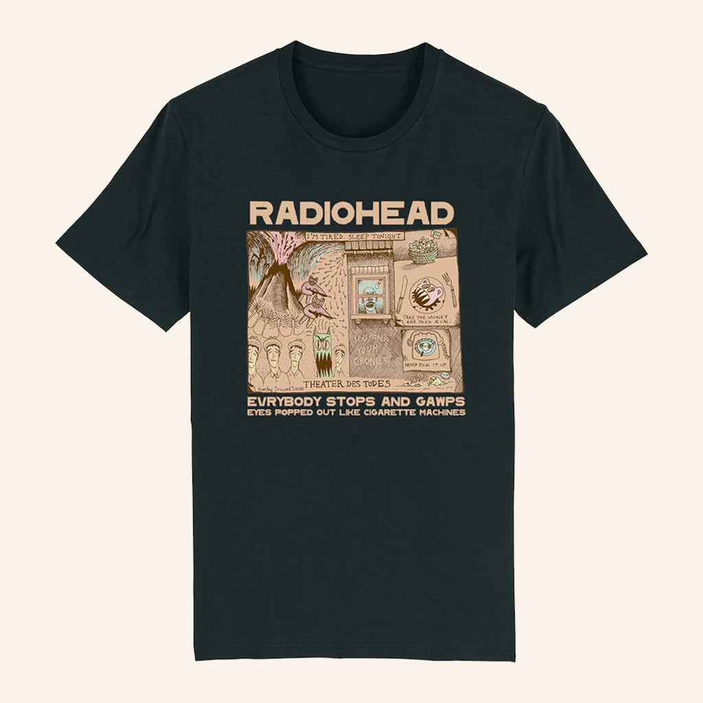 Radiohead Merch Evrybody Stops And Gawps T-Shirt Gifts For Dad Radiohead Merch Evrybody Stops And Gawps T-Shirt Gifts For Dad