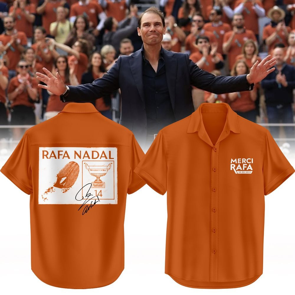 Rafael Nadal Exclusive Version 2025 Signature Hawaiian Shirt Gifts For Son