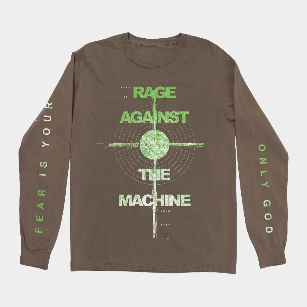 Rage Against The Machine Merch Fear Long Sleeve T-Shirt Rage Against The Machine Shirt