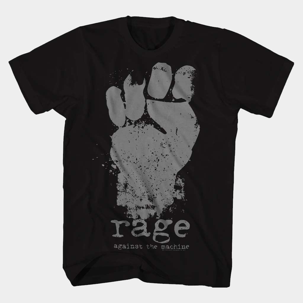 Rage Against The Machine Merch Fist Logo T-Shirt Birthday Gifts For Rock Lovers