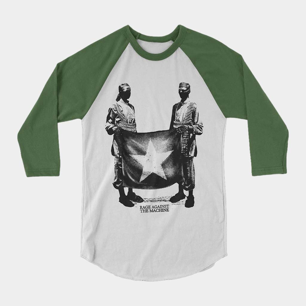 Rage Against The Machine Merch Flagbearer Baseball T-Shirt Rage Against The Machine Shirt-1 Rage Against The Machine Merch Flagbearer Baseball T-Shirt Rage Against The Machine Shirt-1