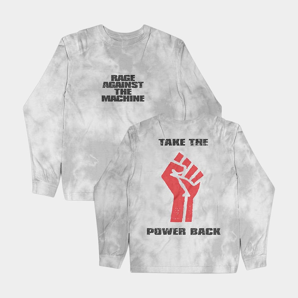 Rage Against The Machine Merch Power Back Long Sleeve T-Shirt Rage Against The Machine Shirt