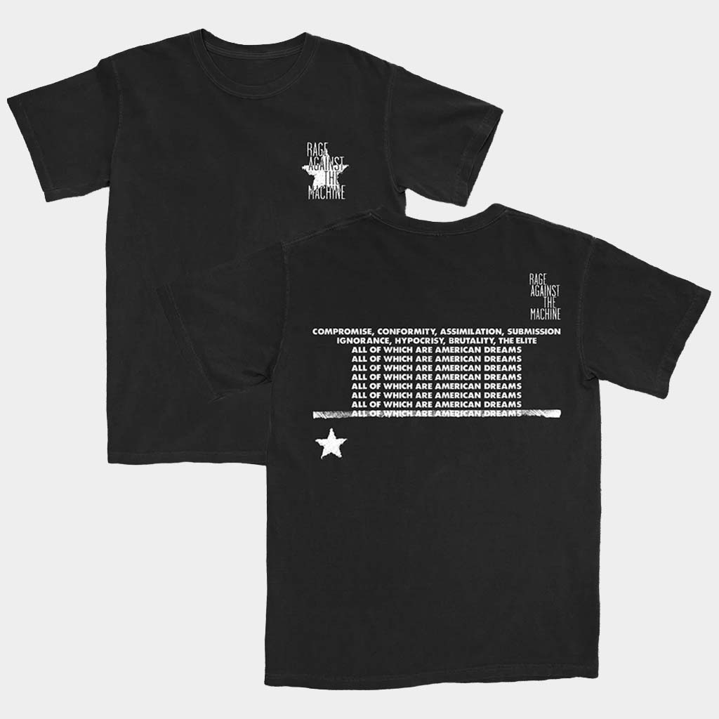 Rage Against The Machine Merch Rage Against The Machine Enemy Star T-Shirt Gifts For Brother