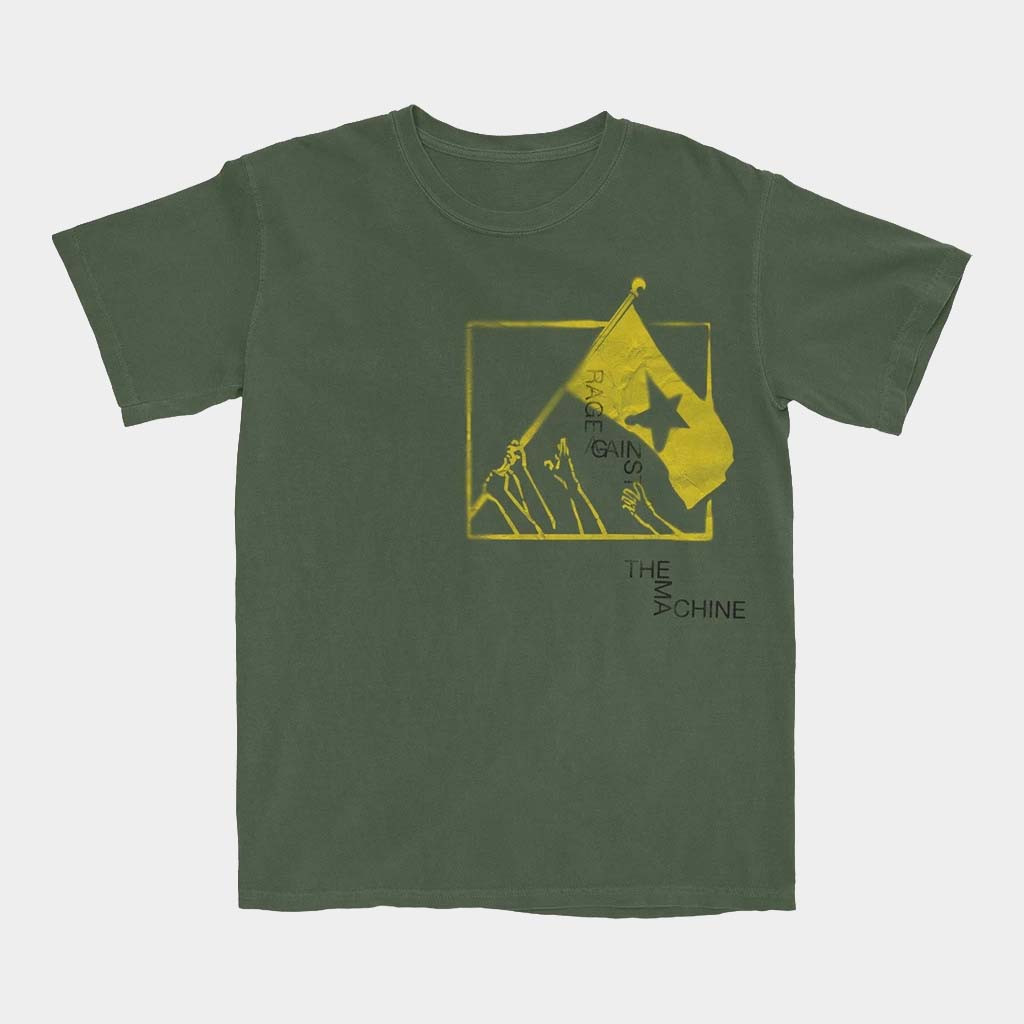 Rage Against The Machine Merch Raise The Flag T-Shirt Unique Gifts For Music Lovers