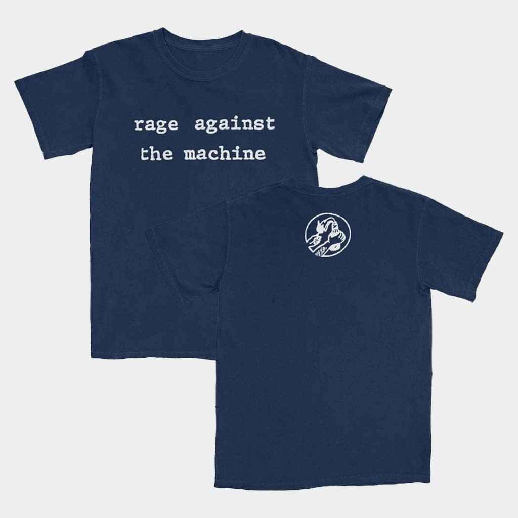 Rage Against The Machine Merch Typewriter T-Shirt Birthday Gifts For Rock Band Fans-1