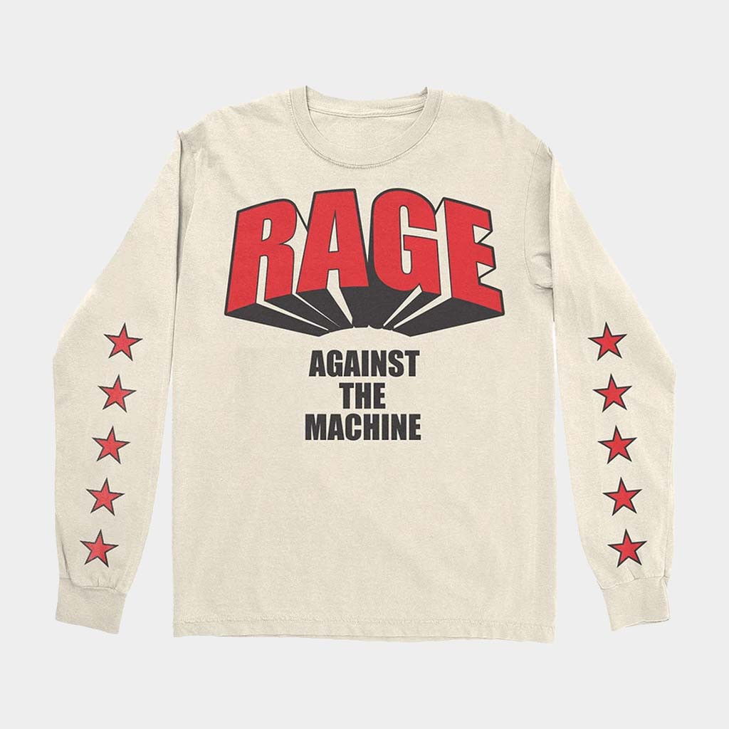 Rage Against The Machine Merch Vintage Sport Long Sleeve T-Shirt Gifts For Rock Band Fans