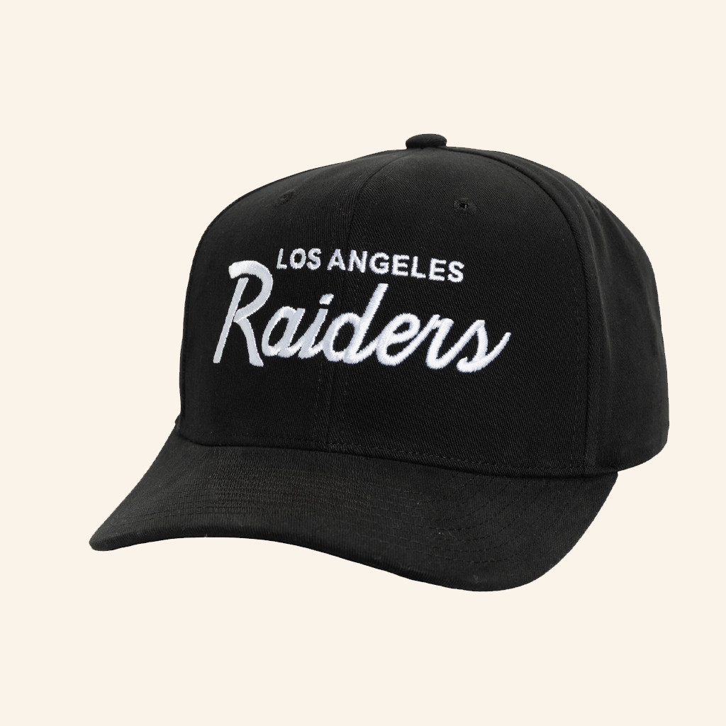 Raiderimage Merch Mitchell And Ness Los Angeles Football Embroidered Hat LA Football Merch