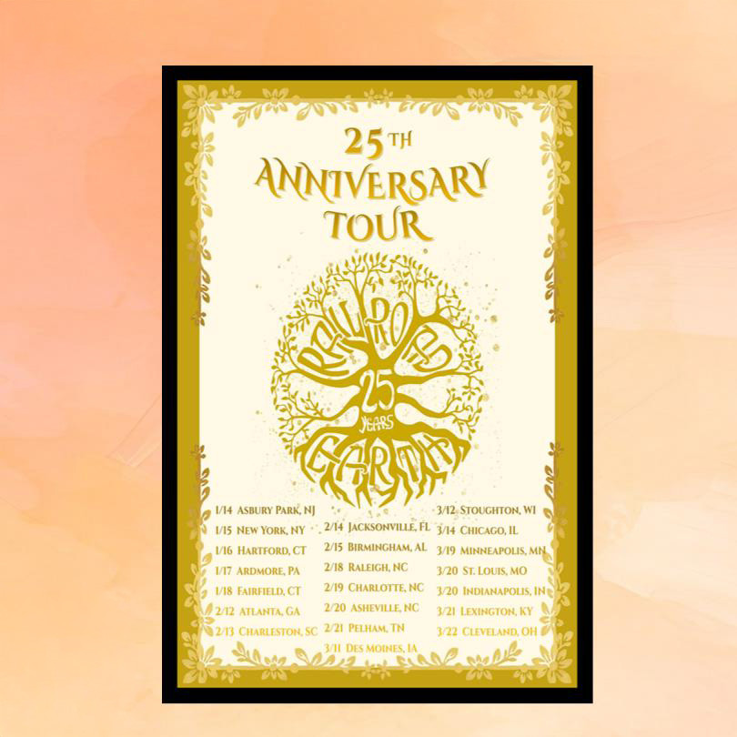 Railroad Earth The 25th Anniversary Tour 2026 Poster Railroad Earth Merch Home Decor Railroad Earth The 25th Anniversary Tour 2026 Poster Railroad Earth Merch Home Decor