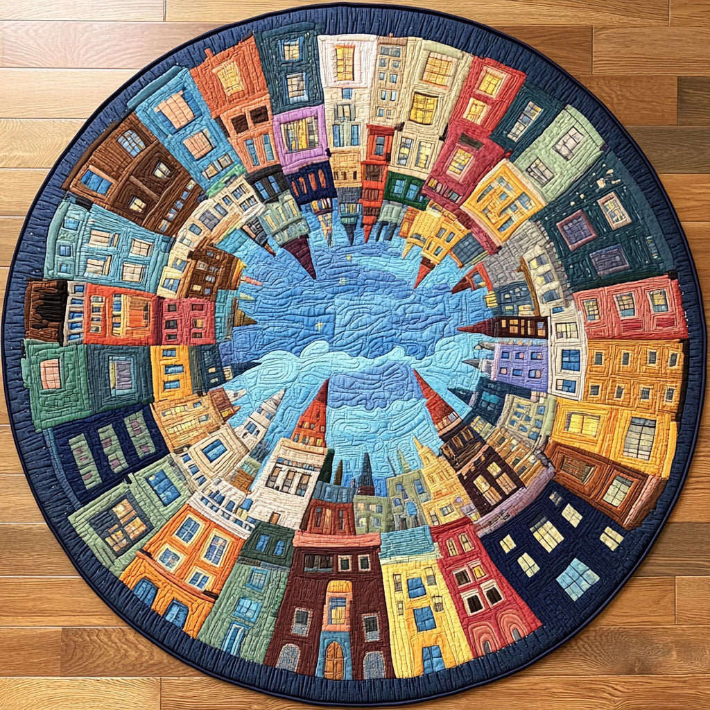 Rainbow Hamlet Quilted Round Mat Front Door Entryway Ideas Family Gift Ideas For Christmas