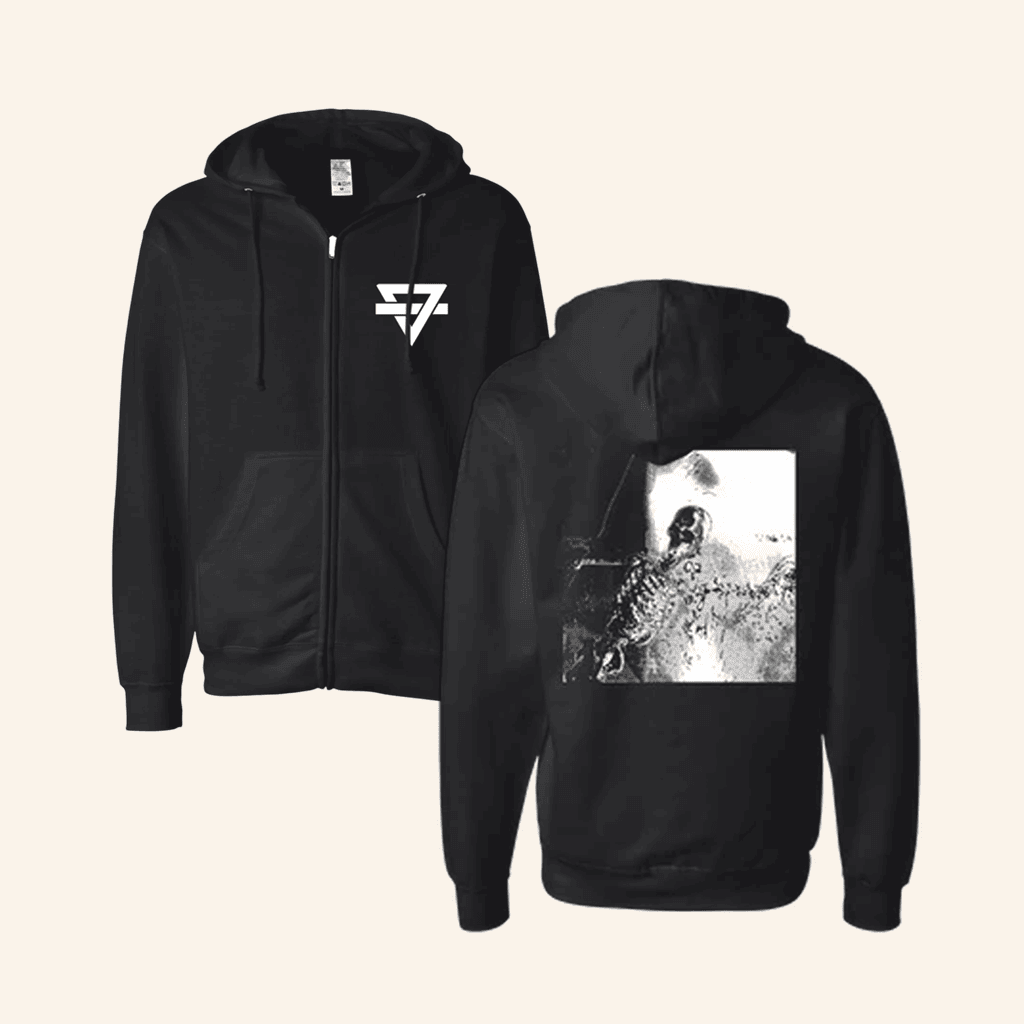 Rainbow Kitten Surprise Logo Merch Bones Zip Up Hoodie Him Gifts