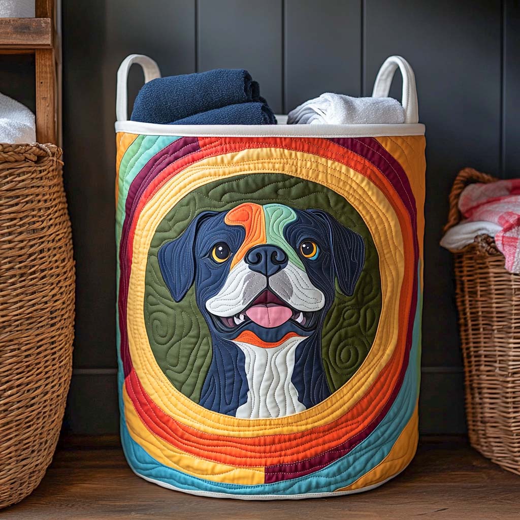 Rainbow Soul Quilted Laundry Basket Perfect Quilted Laundry Organizer Gift for the Holidays
