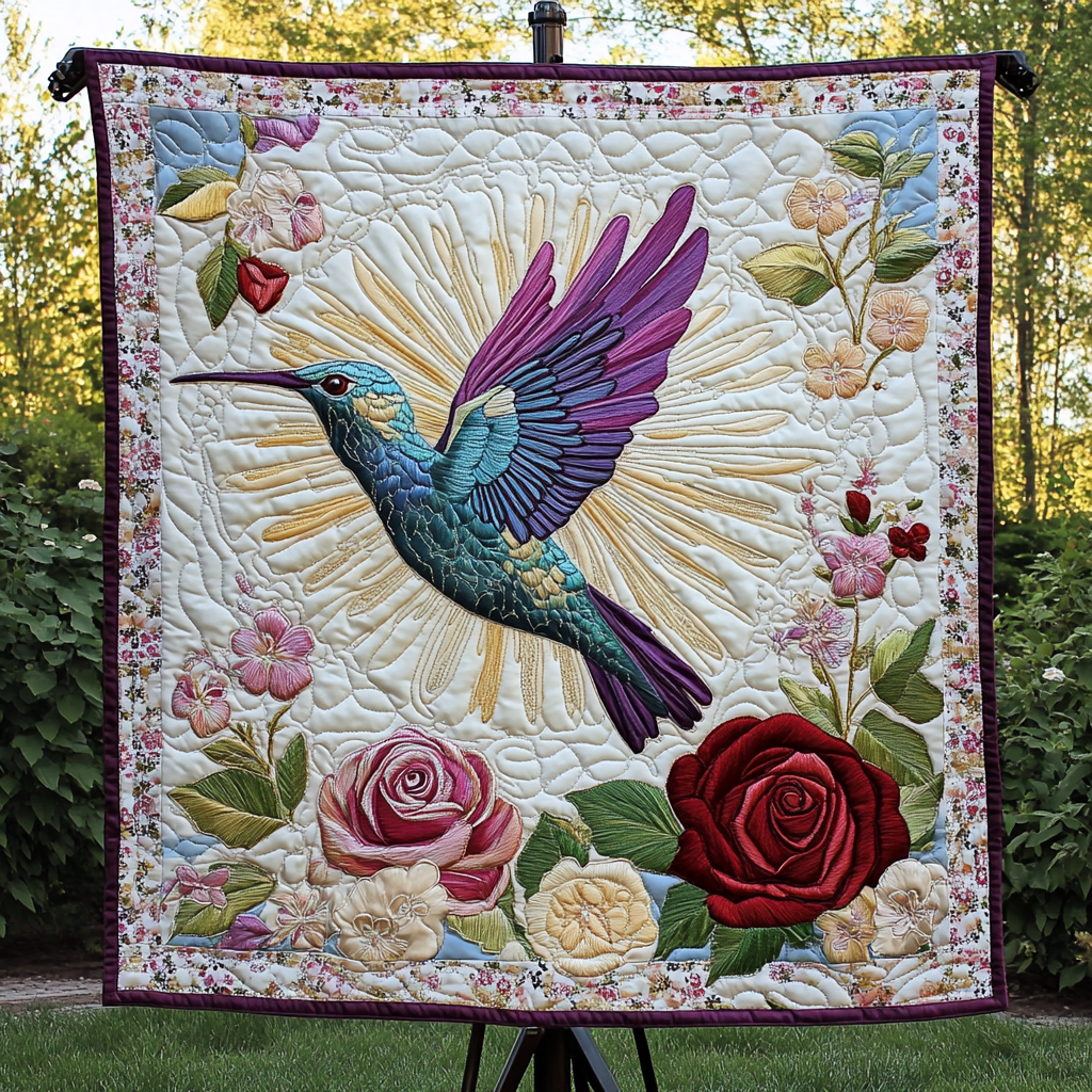 Rainbow Wings Quilted Blanket Gift Ideas For Bird Lovers