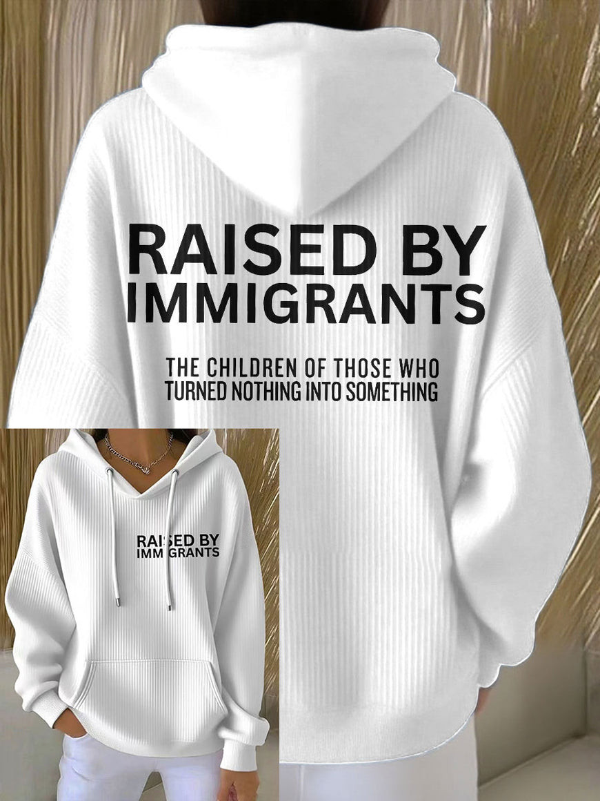 Raised By Immigrants Hoodie The Children Of Those Abolish ICE Clothing Anti Ice Gift Ideas