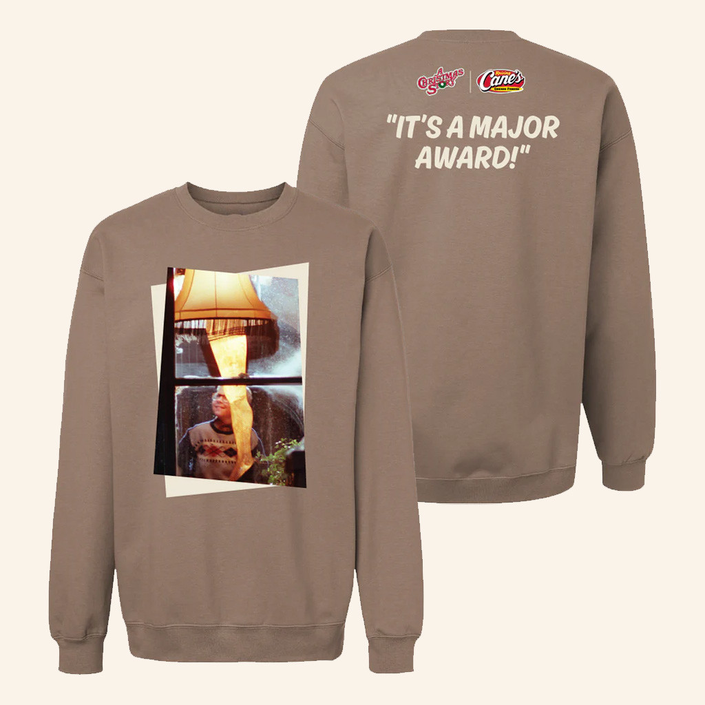 Raising Cane's Merch A Christmas Story Sweatshirt Xmas Presents For Wife