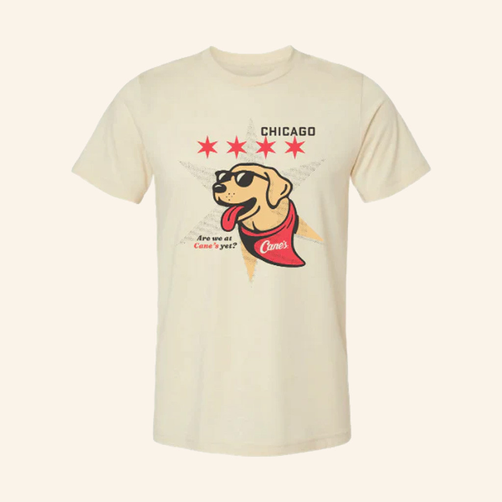 Raising Cane's Merch Cane's Road Trip Chicago T-Shirt Gift Ideas For Wife