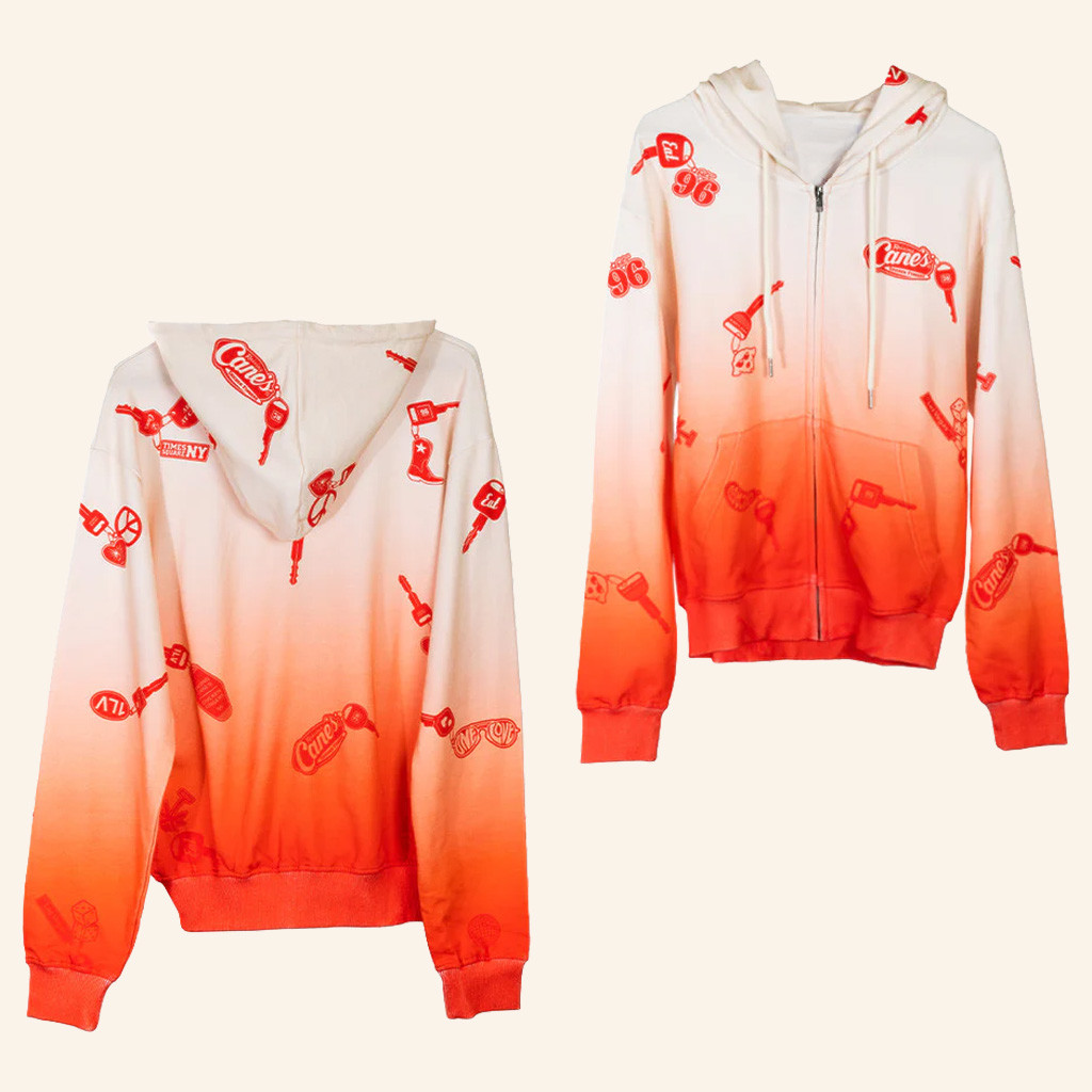 Raising Cane's Merch Cane's Road Trip Keychain Zip Hoodie Gifts For Girlfriend Raising Cane's Merch Cane's Road Trip Keychain Zip Hoodie Gifts For Girlfriend