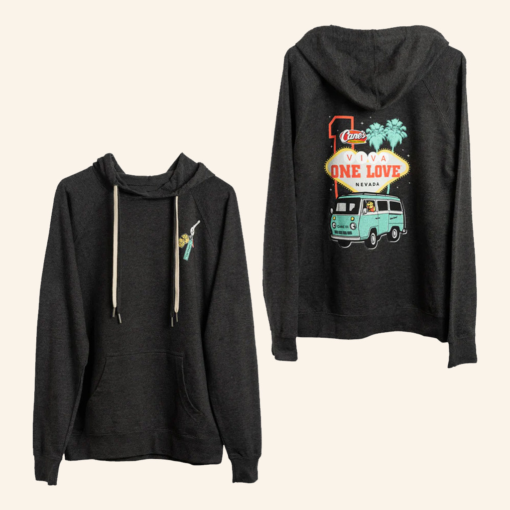 Raising Cane's Merch Cane's Road Trip Las Vegas Hoodie Present For Sister Raising Cane's Merch Cane's Road Trip Las Vegas Hoodie Present For Sister