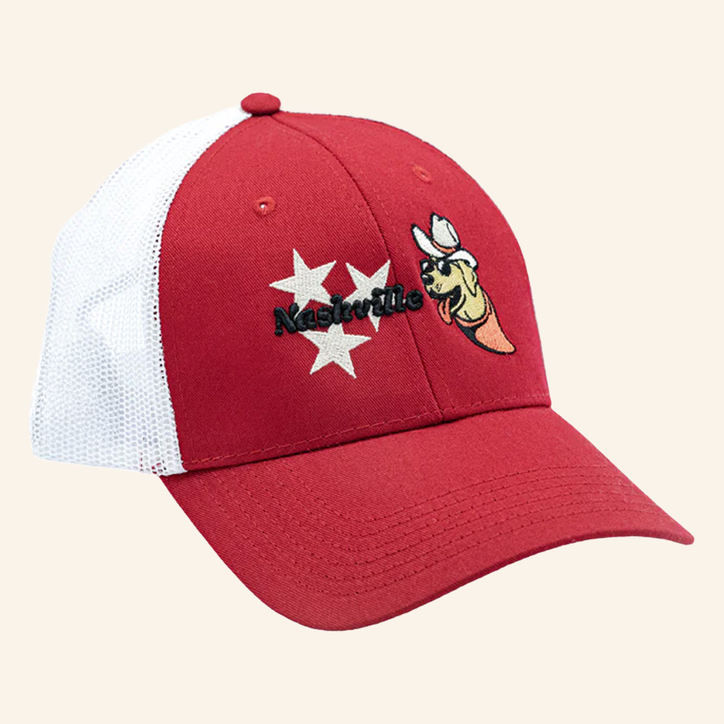 Raising Canes Merch Cane's Road Trip Nashville Embroidered Trucker Hat Present For Husband Raising Canes Merch Cane's Road Trip Nashville Embroidered Trucker Hat Present For Husband