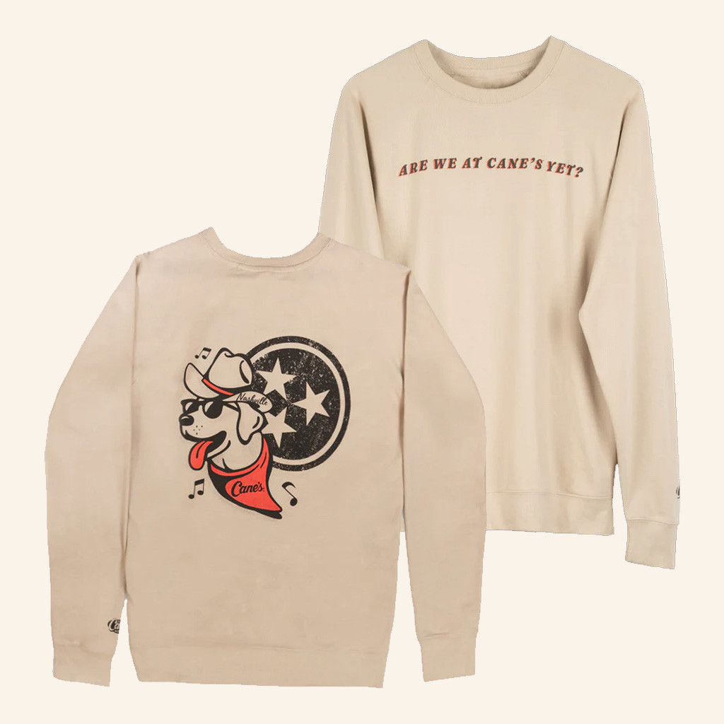 Raising Canes Merch Cane's Road Trip Nashville Hoodie Good Gifts For Girlfriend