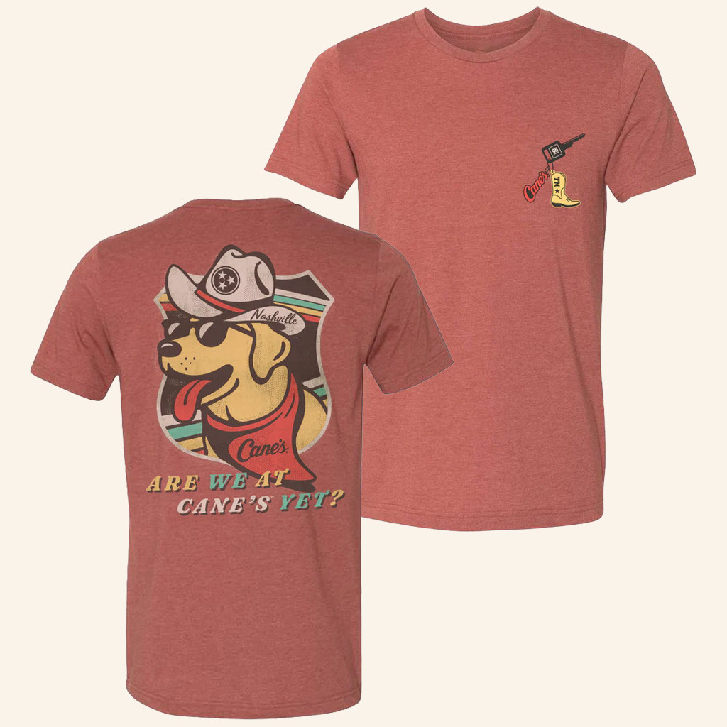 Raising Canes Merch Cane's Road Trip Nashville T-Shirt Best Gifts For Wife