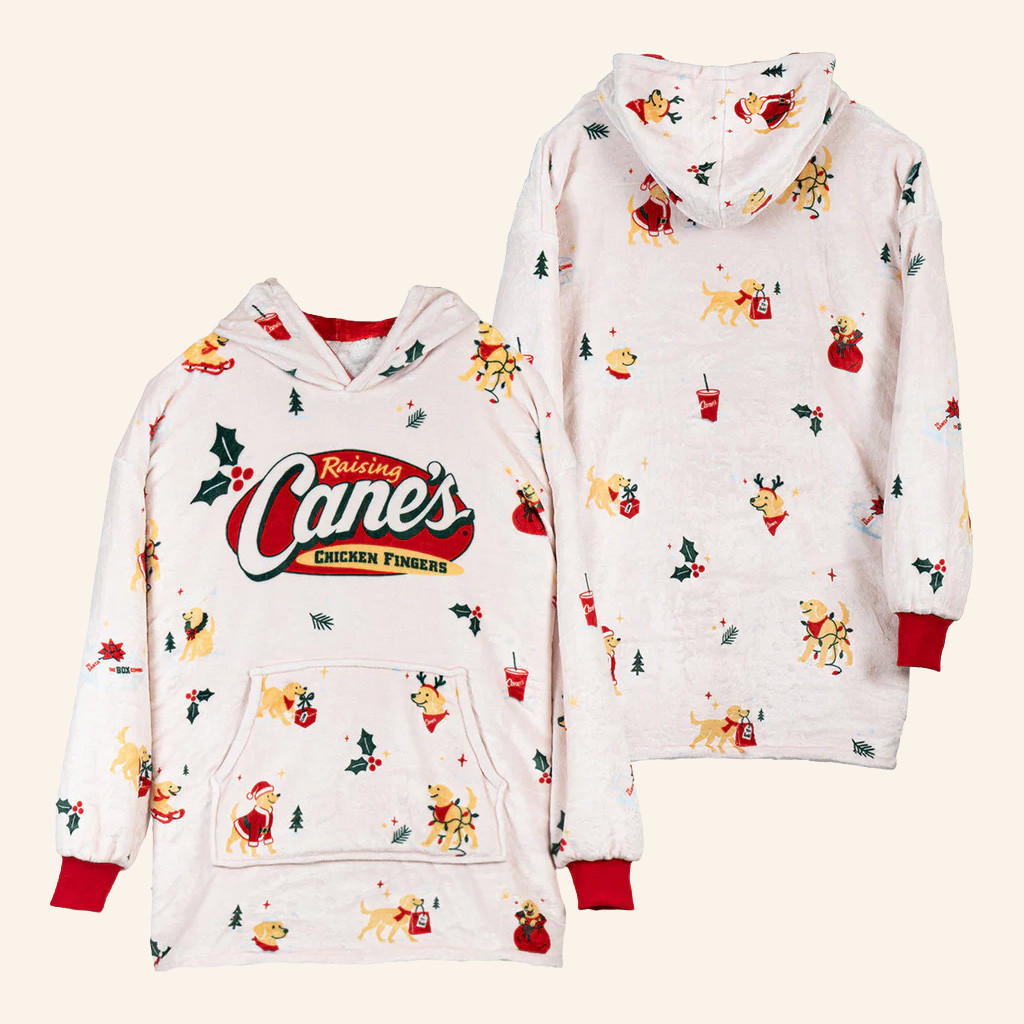 Raising Canes Merch Dreaming Of A Raising Cane's Holiday Hoodie Christmas Gifts For Daughter