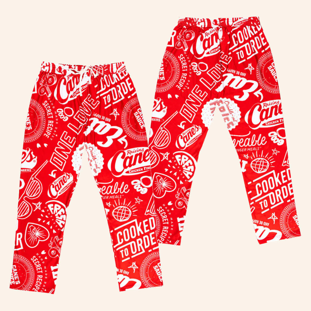 Raising Canes Merch Raising Cane's Icons Pajama Pants Present For Wife