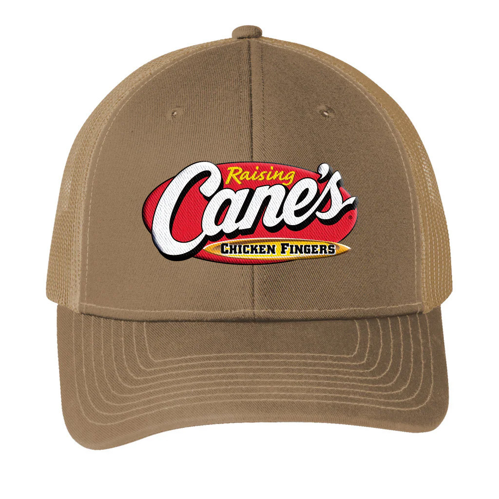 Raising Canes Merch Raising Cane's Logo Embroidred Trucker Hat Present For Husband