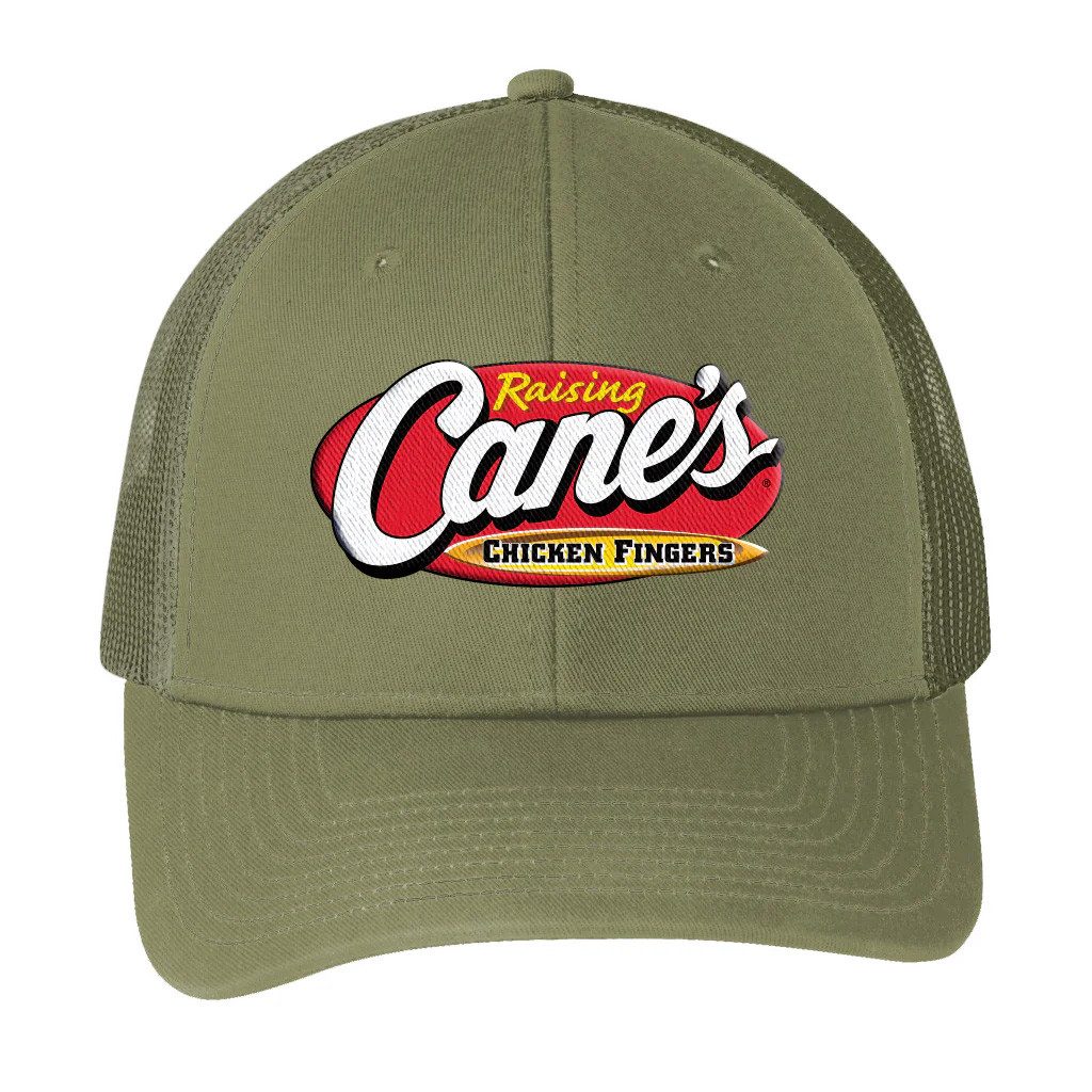 Raising Canes Merch Raising Cane's Logo Trucker Hat Embroidered Gifts For Boyfriend