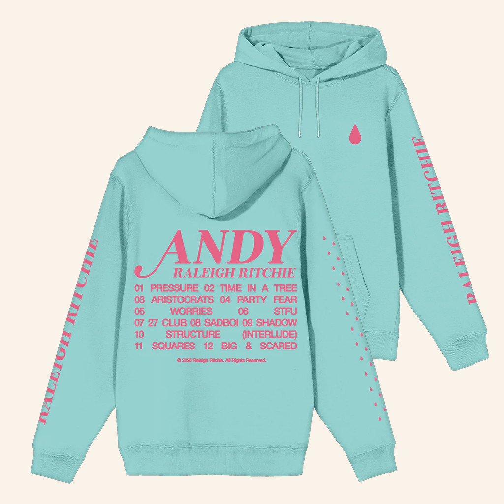 Raleigh Ritchie Merch Andy Anniversary Tracklist Hoodie Presents For Music Lovers