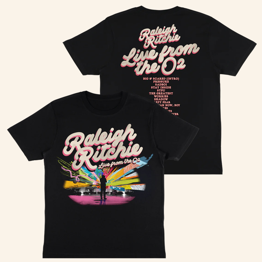 Raleigh Ritchie Merch Live From The O2 Tracklist T-Shirt Gift Ideas For Music Lovers Raleigh Ritchie Merch Live From The O2 Tracklist T-Shirt Gift Ideas For Music Lovers