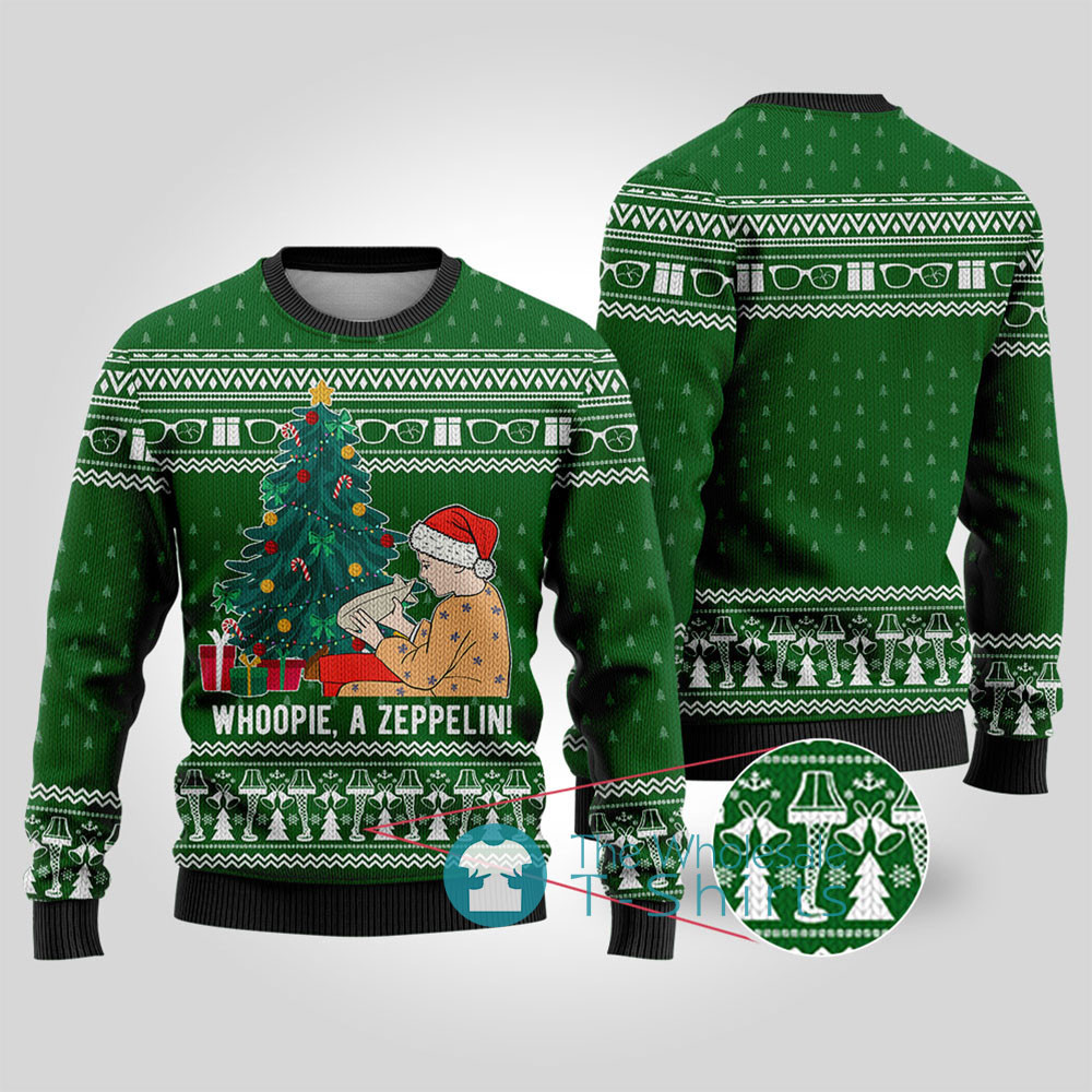 Ralphie A Christmas Story Ugly Sweater Forest Green Perfect Winter Merch Gift for the Holiday Spirit