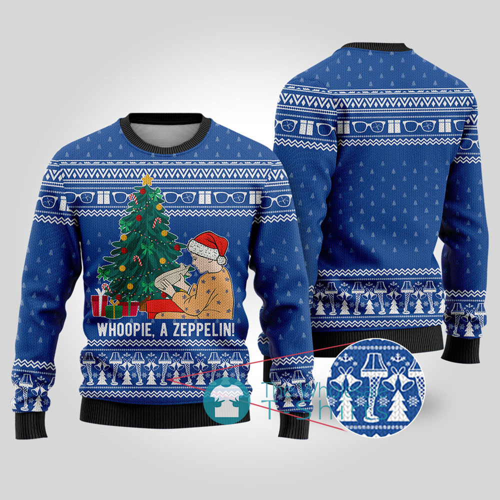 Ralphie A Christmas Story Ugly Sweater Royal Unique Holiday Merch Gift for Home and Family
