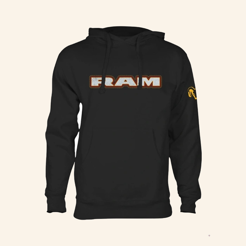 Ram Trucks Merch Ram Word Block Hoodie Best Gifts Ideas For Dad