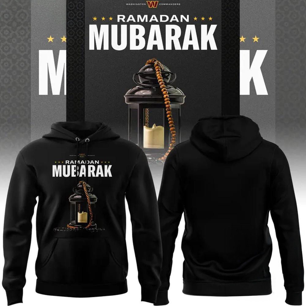 Ramadan Mubarak Washington Commanders Special Edition 2025 Hoodie Gifts For Fan