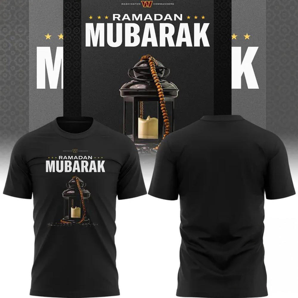 Ramadan Mubarak Washington Commanders Special Edition 2025 Shirt Gifts For Fan