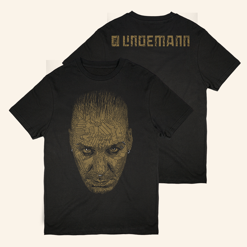 Rammstein Merch Tl T-Shirt Goldener Kopf Shirt Gift Ideas For Brother