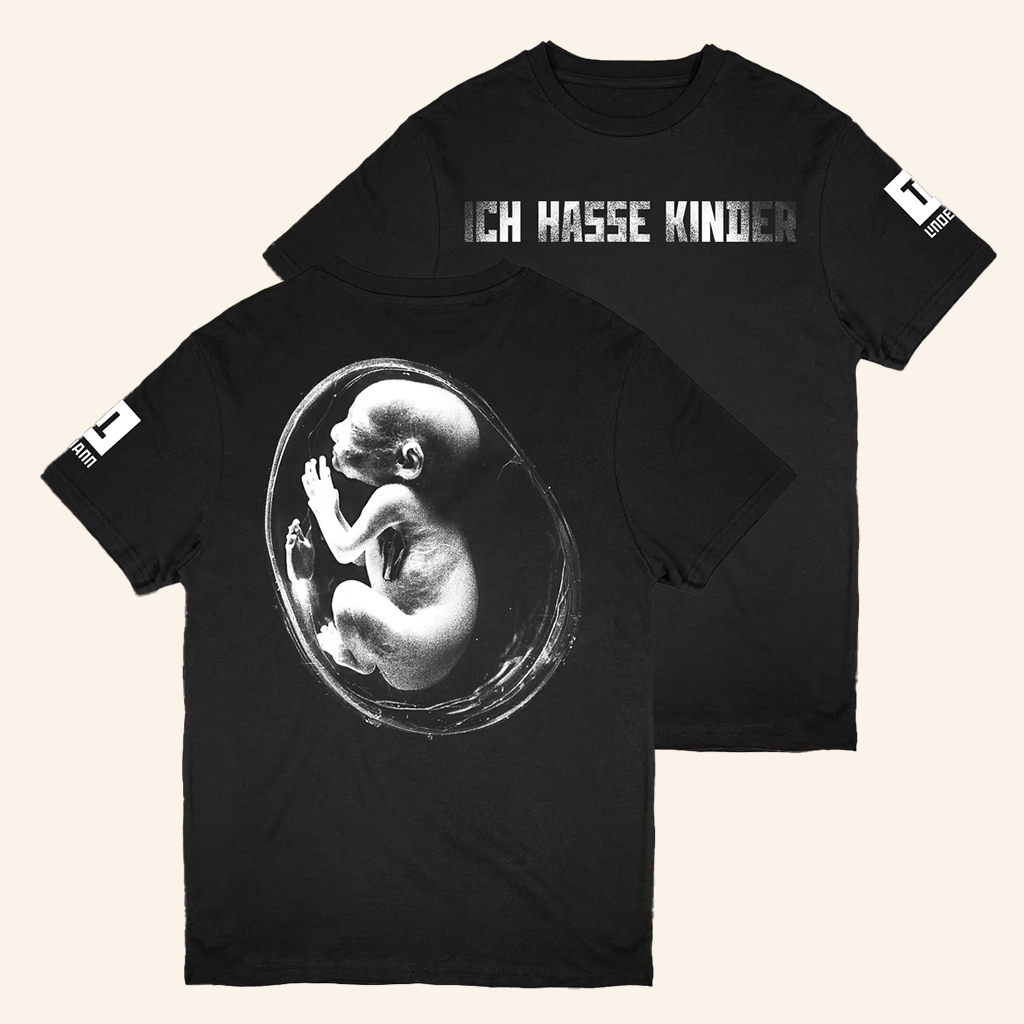 Rammstein Merch Tl T-Shirt Ich Hasse Kinder Embryo Shirt Gift Ideas For Him